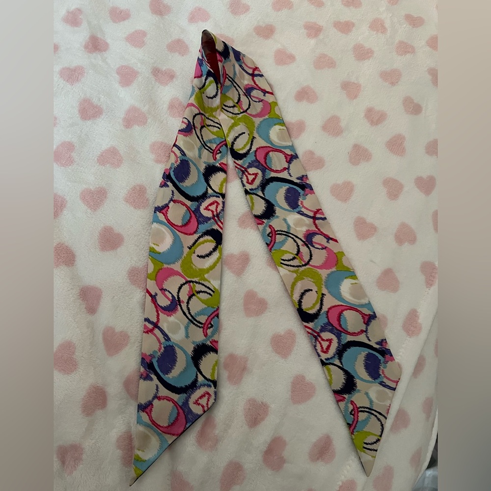 Coach reversible scarf